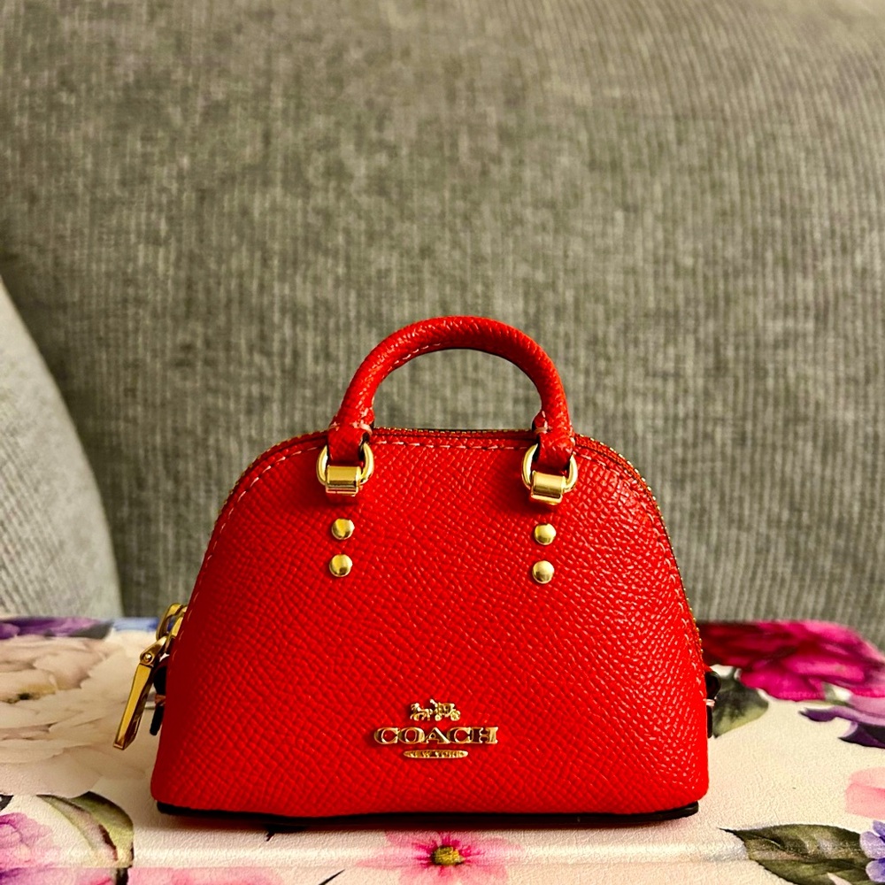 NWOT Coach Mini Katy Satchel Bag Charm
